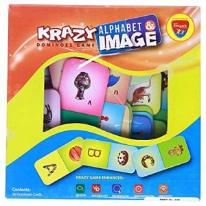 Krazy Dominoes Game- Alphabets & Image